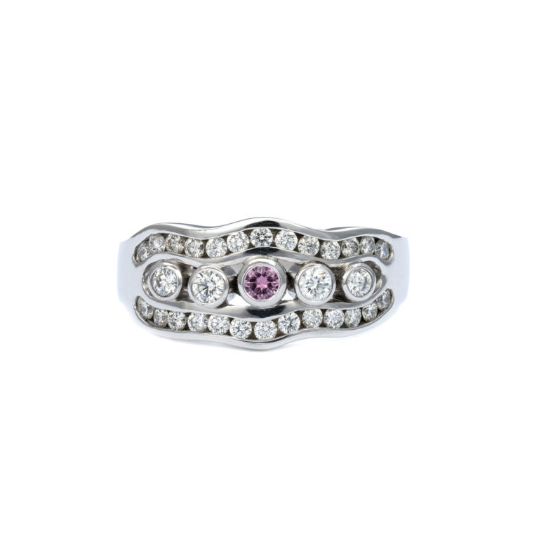 Stunning Pink Diamond Ring