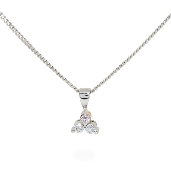 Kimberly rose pink light pink argyle diamond pendant