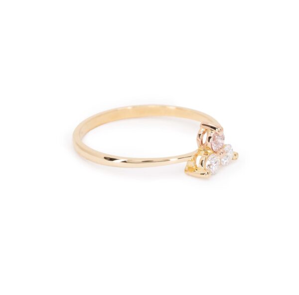 Kimberley Rose pale pink diamond ring