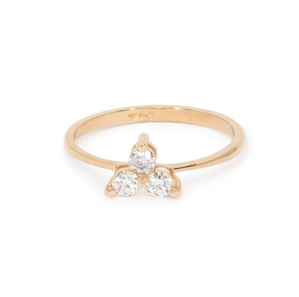 Kimberley rose inspired pale pink diamond ring