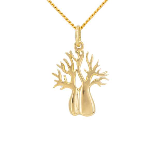 Yellow gold_Boab_tree pendant