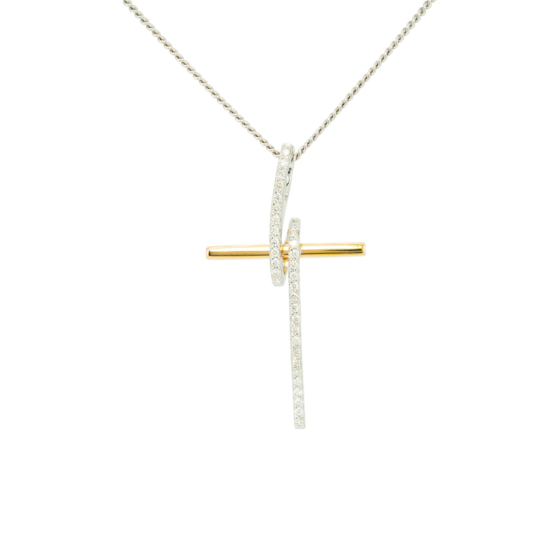 Children's Sterling Silver Cross Necklace | hardtofind.