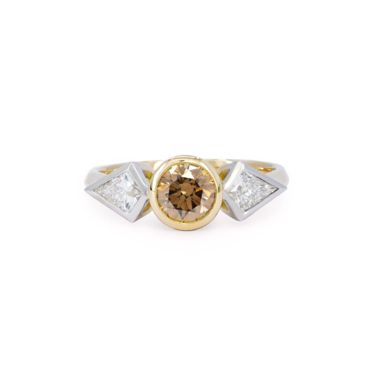 Trilogy Champagne Diamond Ring